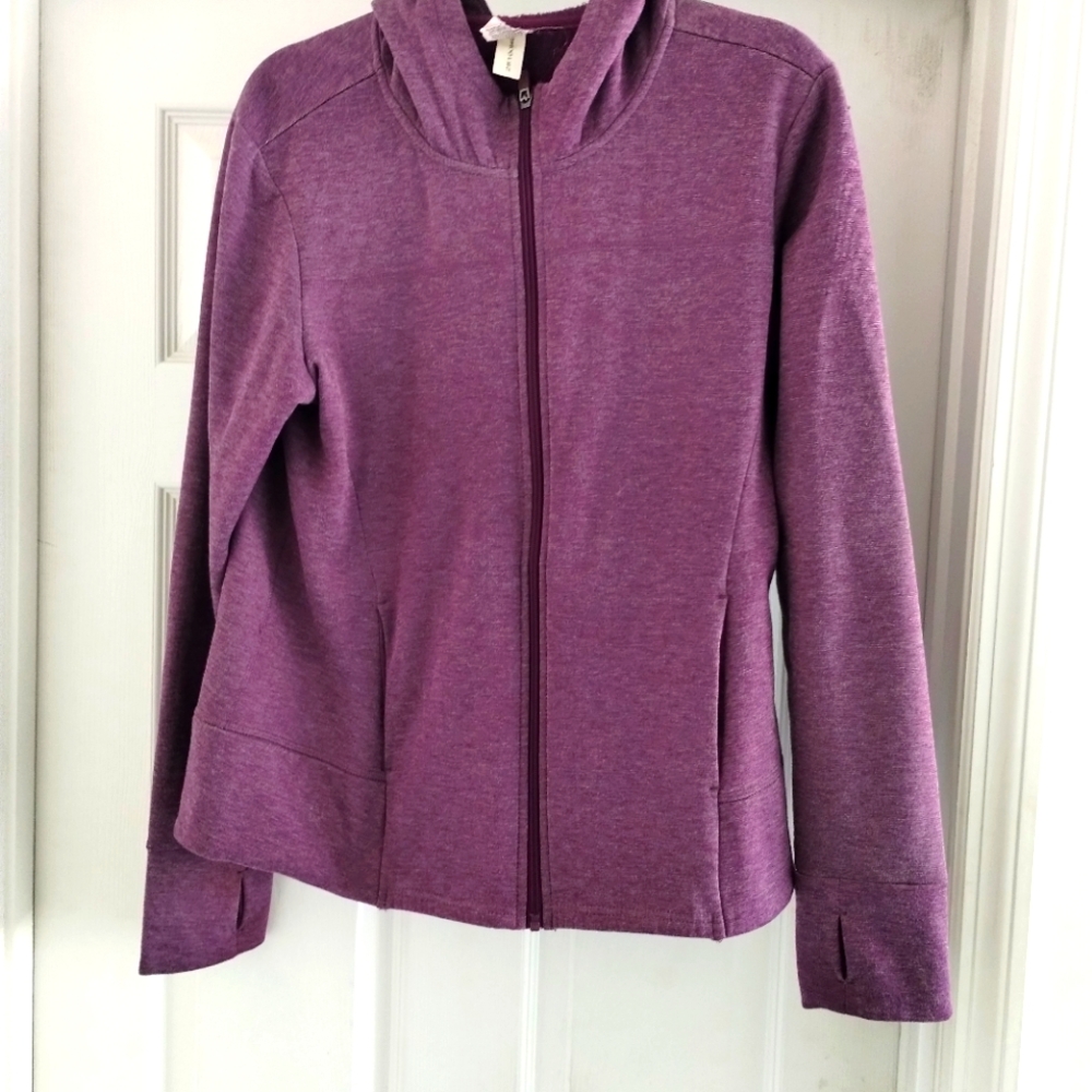 Purple Zip-Up Hoodie